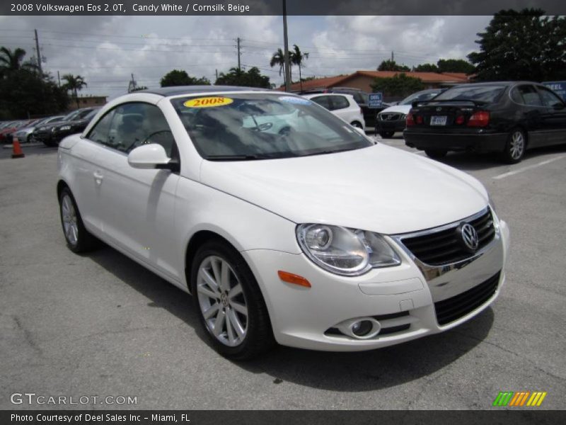 Candy White / Cornsilk Beige 2008 Volkswagen Eos 2.0T