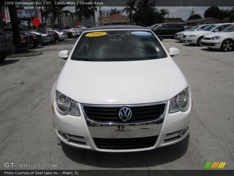 Candy White / Cornsilk Beige 2008 Volkswagen Eos 2.0T