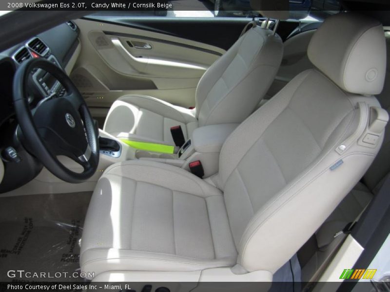 Candy White / Cornsilk Beige 2008 Volkswagen Eos 2.0T