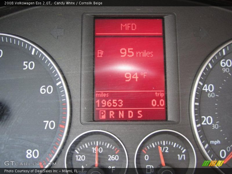 Candy White / Cornsilk Beige 2008 Volkswagen Eos 2.0T