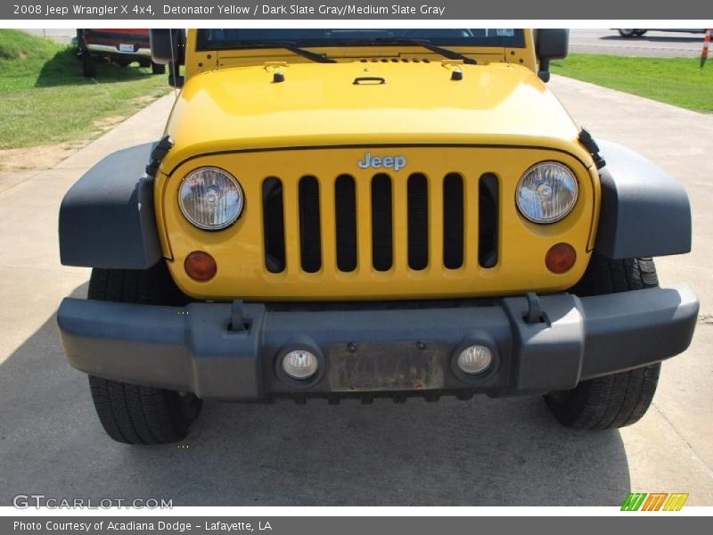 Detonator Yellow / Dark Slate Gray/Medium Slate Gray 2008 Jeep Wrangler X 4x4