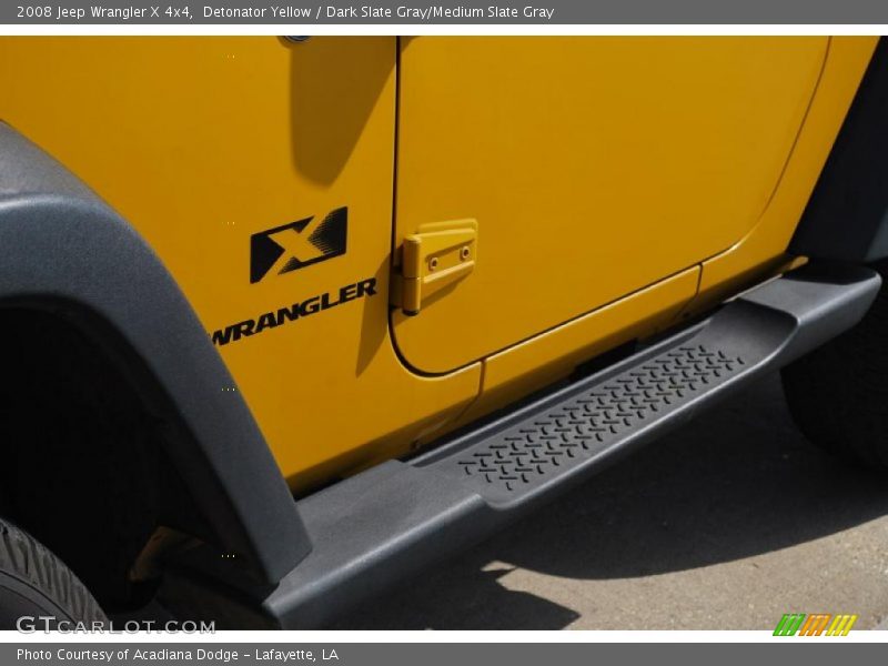 Detonator Yellow / Dark Slate Gray/Medium Slate Gray 2008 Jeep Wrangler X 4x4