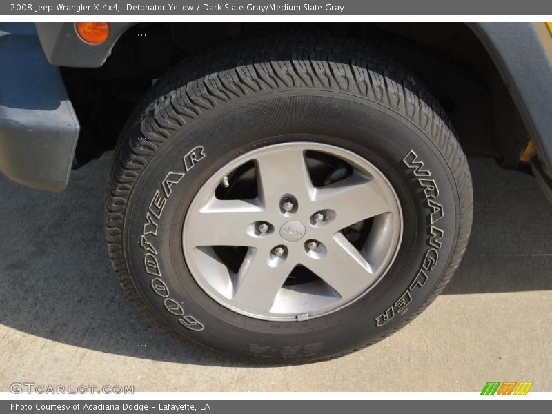 Detonator Yellow / Dark Slate Gray/Medium Slate Gray 2008 Jeep Wrangler X 4x4