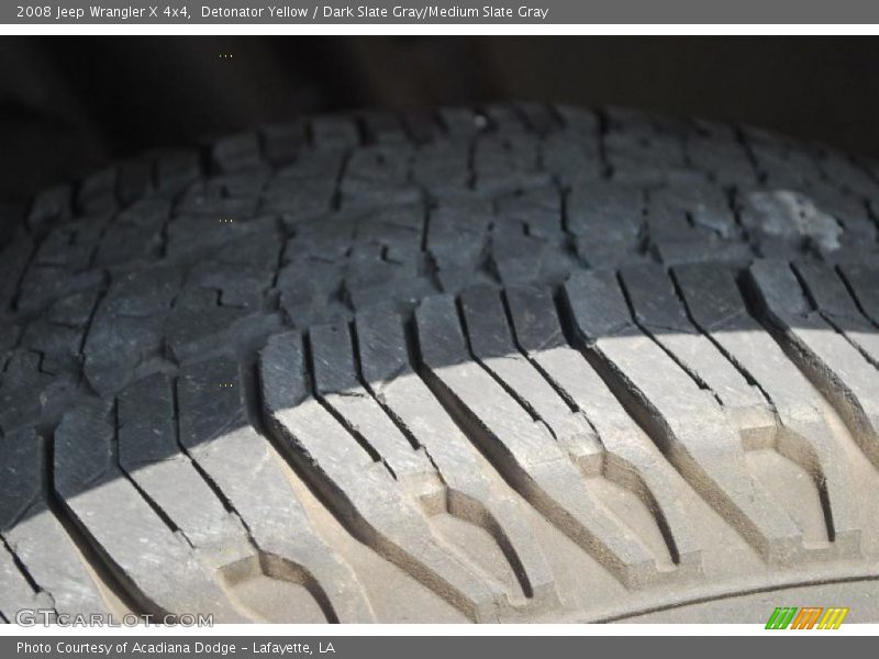 Detonator Yellow / Dark Slate Gray/Medium Slate Gray 2008 Jeep Wrangler X 4x4