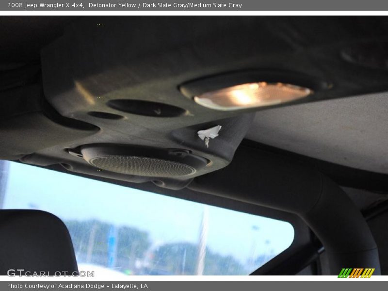 Detonator Yellow / Dark Slate Gray/Medium Slate Gray 2008 Jeep Wrangler X 4x4