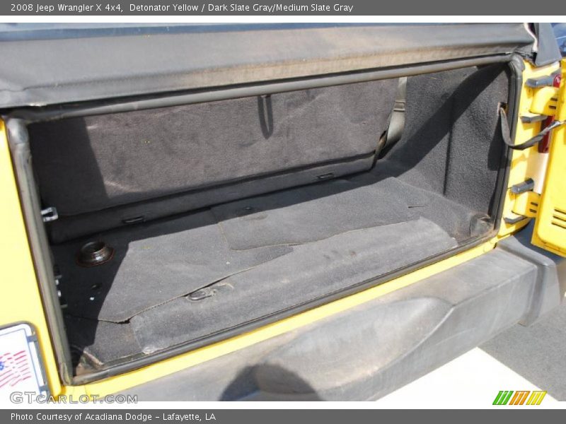 Detonator Yellow / Dark Slate Gray/Medium Slate Gray 2008 Jeep Wrangler X 4x4