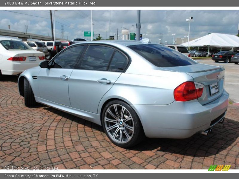 Silverstone Metallic / Fox Red 2008 BMW M3 Sedan