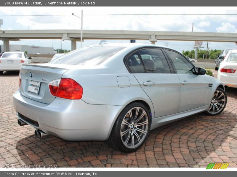 Silverstone Metallic / Fox Red 2008 BMW M3 Sedan