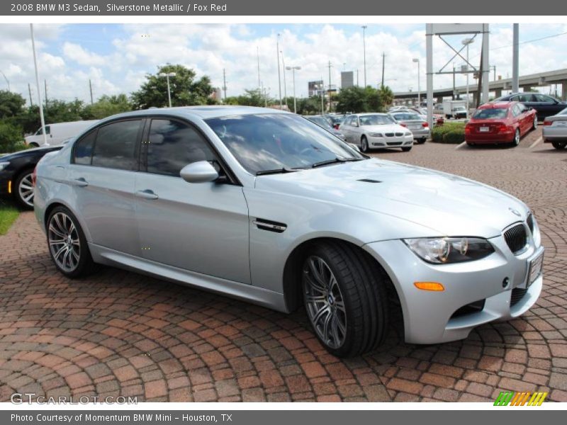 Silverstone Metallic / Fox Red 2008 BMW M3 Sedan
