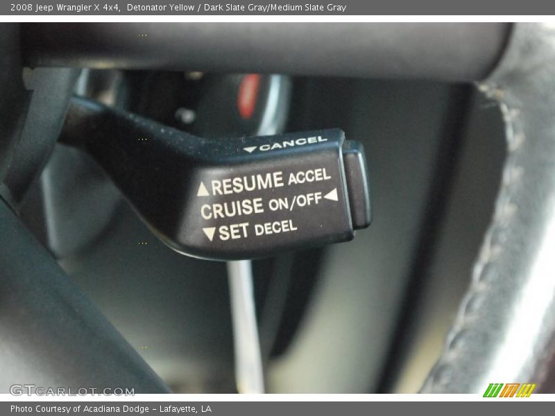 Detonator Yellow / Dark Slate Gray/Medium Slate Gray 2008 Jeep Wrangler X 4x4