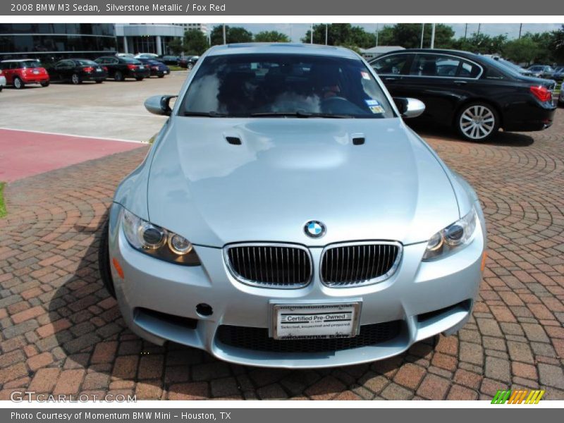 Silverstone Metallic / Fox Red 2008 BMW M3 Sedan