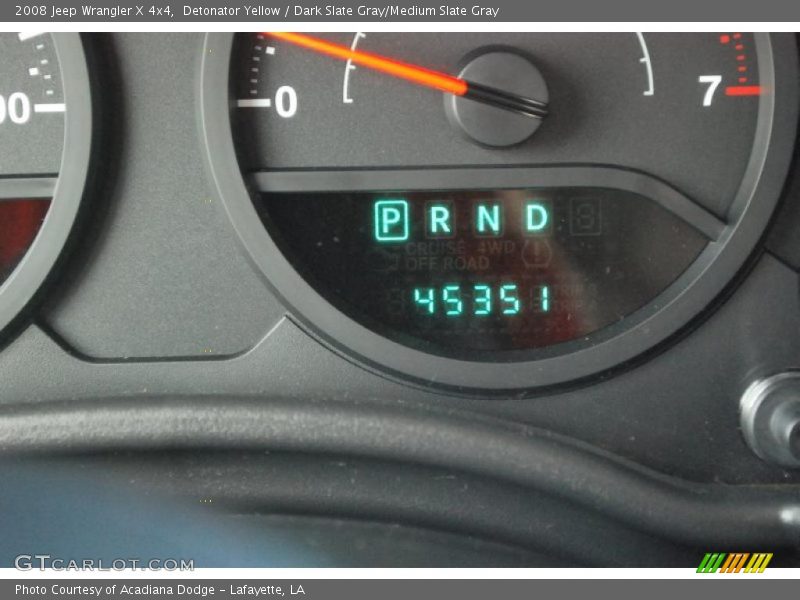 Detonator Yellow / Dark Slate Gray/Medium Slate Gray 2008 Jeep Wrangler X 4x4