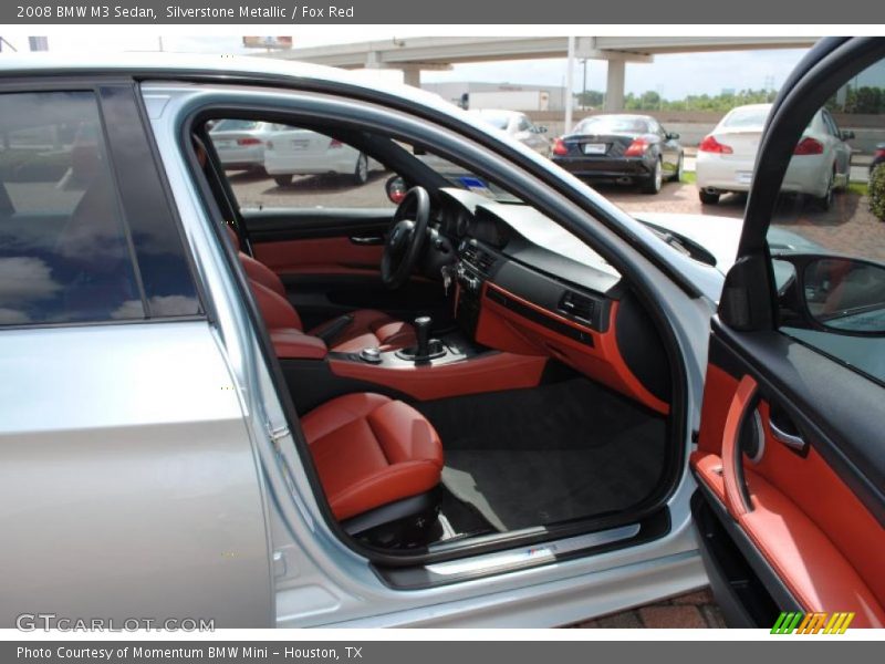 Silverstone Metallic / Fox Red 2008 BMW M3 Sedan