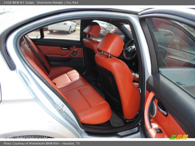 Silverstone Metallic / Fox Red 2008 BMW M3 Sedan