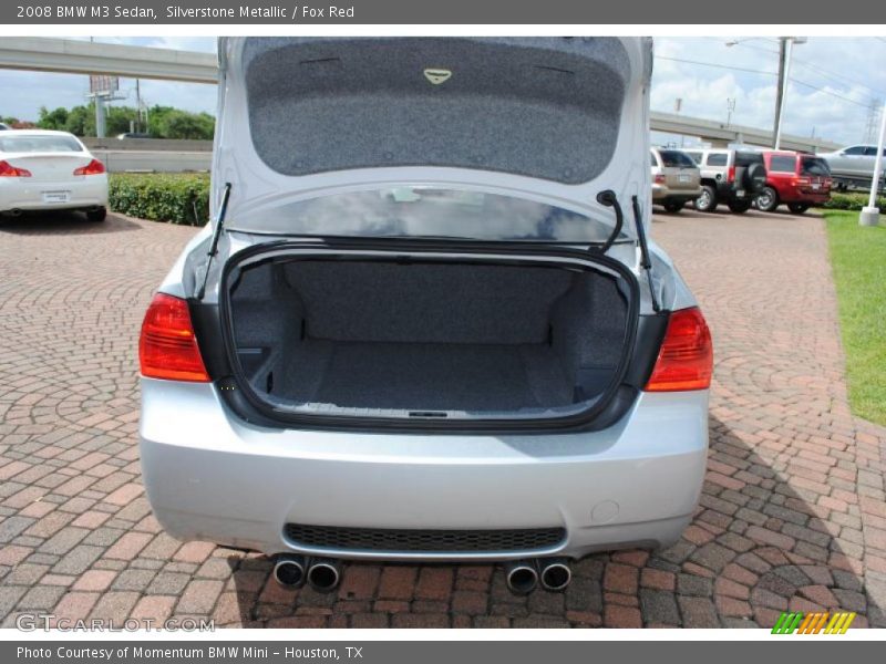 Silverstone Metallic / Fox Red 2008 BMW M3 Sedan