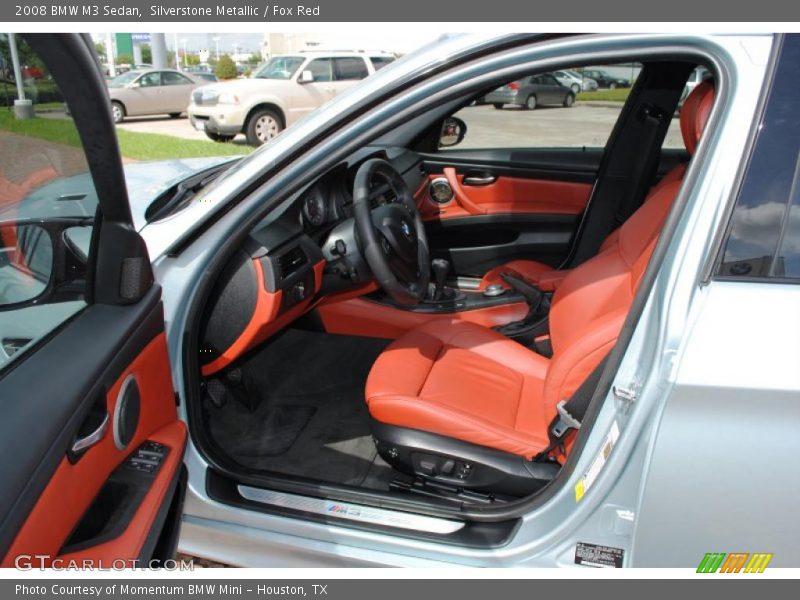 Silverstone Metallic / Fox Red 2008 BMW M3 Sedan