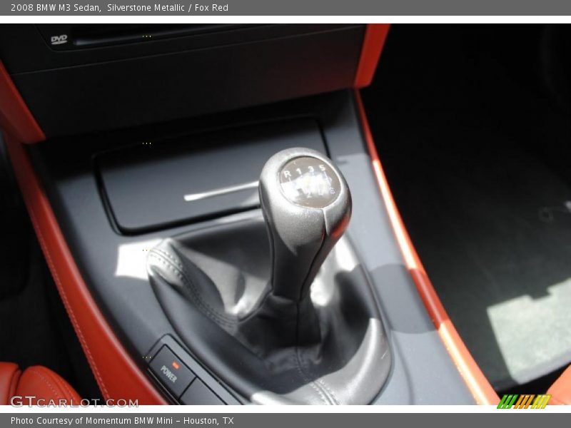 Silverstone Metallic / Fox Red 2008 BMW M3 Sedan