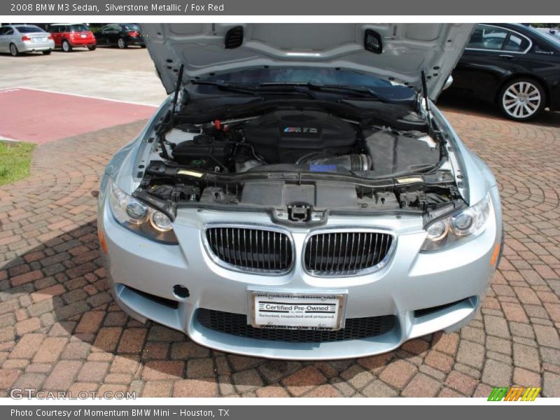Silverstone Metallic / Fox Red 2008 BMW M3 Sedan