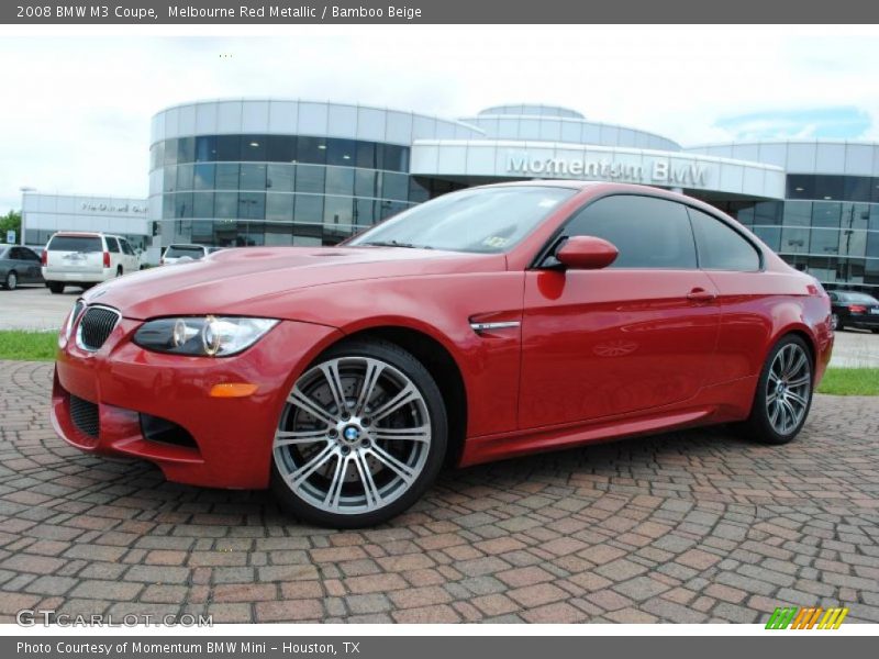 Melbourne Red Metallic / Bamboo Beige 2008 BMW M3 Coupe