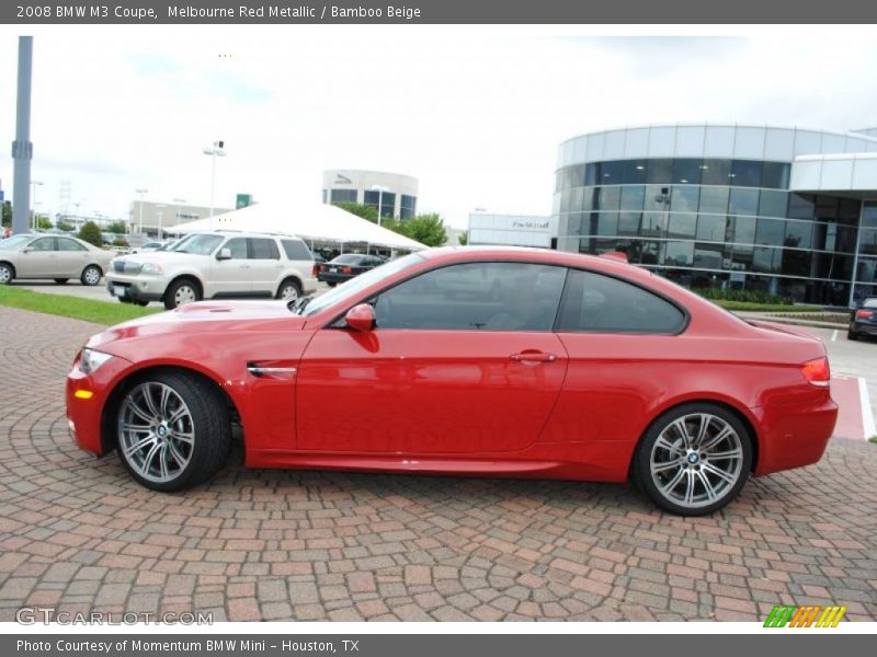 Melbourne Red Metallic / Bamboo Beige 2008 BMW M3 Coupe