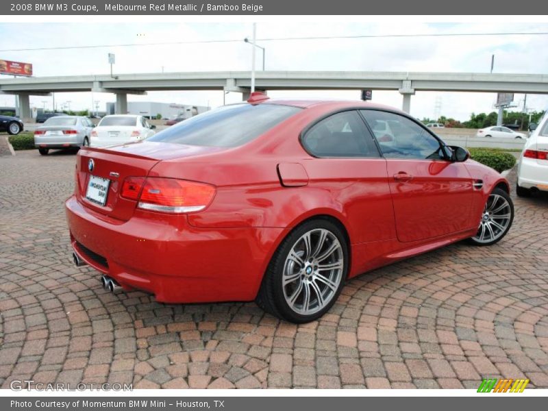 Melbourne Red Metallic / Bamboo Beige 2008 BMW M3 Coupe