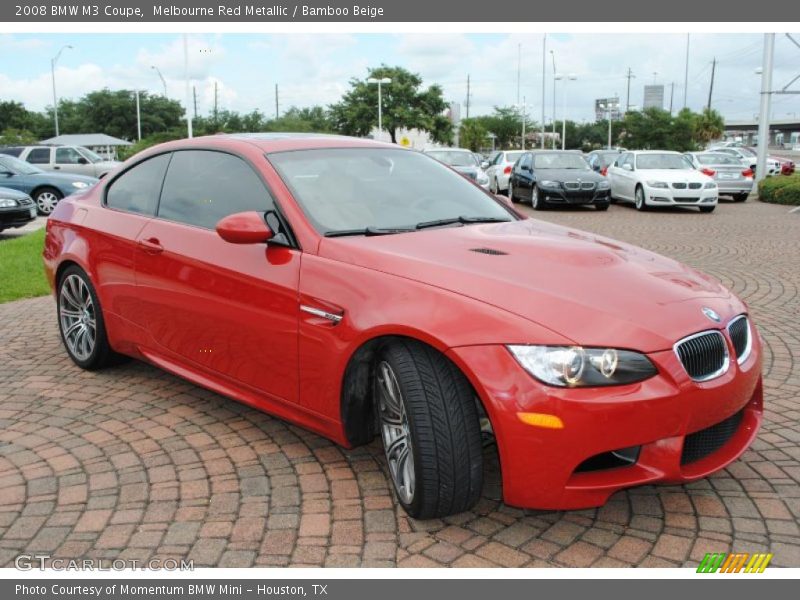 Melbourne Red Metallic / Bamboo Beige 2008 BMW M3 Coupe