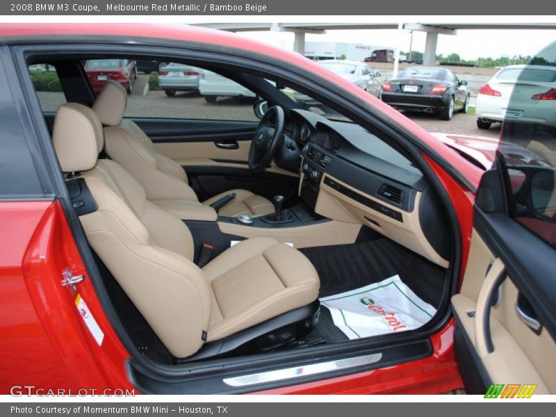 Melbourne Red Metallic / Bamboo Beige 2008 BMW M3 Coupe