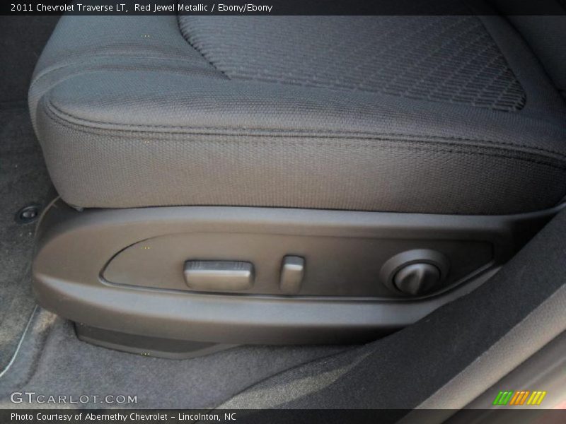 Red Jewel Metallic / Ebony/Ebony 2011 Chevrolet Traverse LT