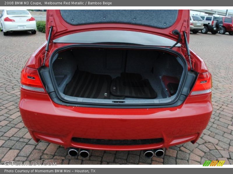 Melbourne Red Metallic / Bamboo Beige 2008 BMW M3 Coupe