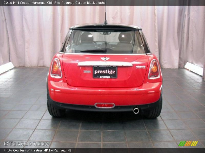 Chili Red / Lounge Carbon Black Leather 2010 Mini Cooper Hardtop