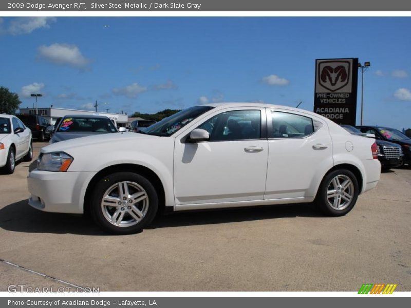 Silver Steel Metallic / Dark Slate Gray 2009 Dodge Avenger R/T