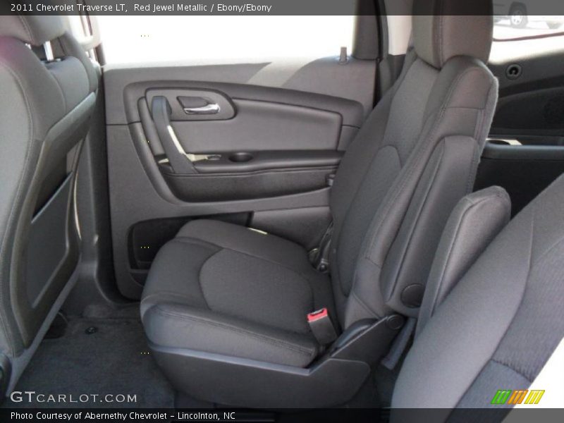 Red Jewel Metallic / Ebony/Ebony 2011 Chevrolet Traverse LT
