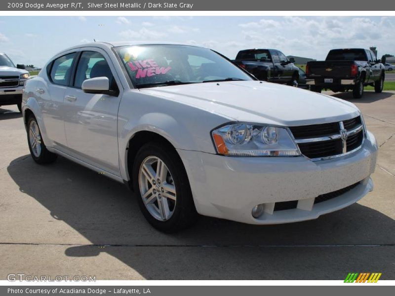 Silver Steel Metallic / Dark Slate Gray 2009 Dodge Avenger R/T