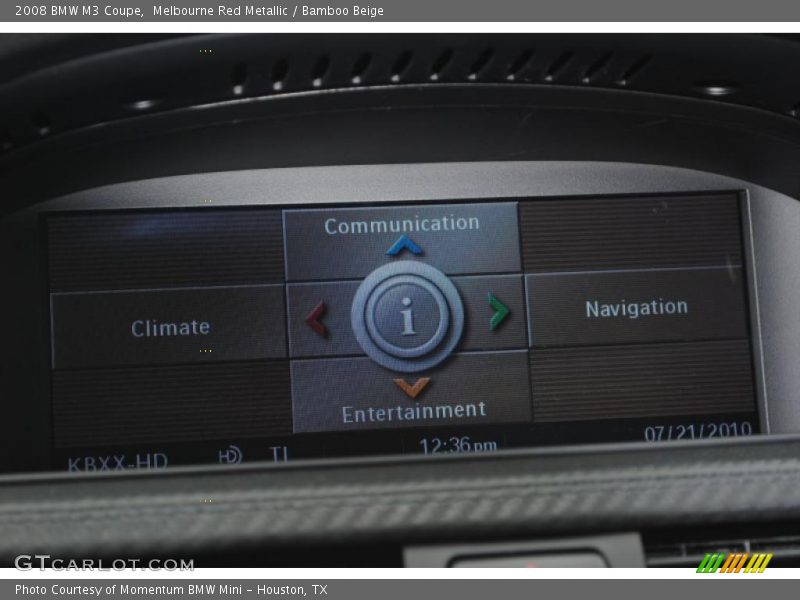 Melbourne Red Metallic / Bamboo Beige 2008 BMW M3 Coupe