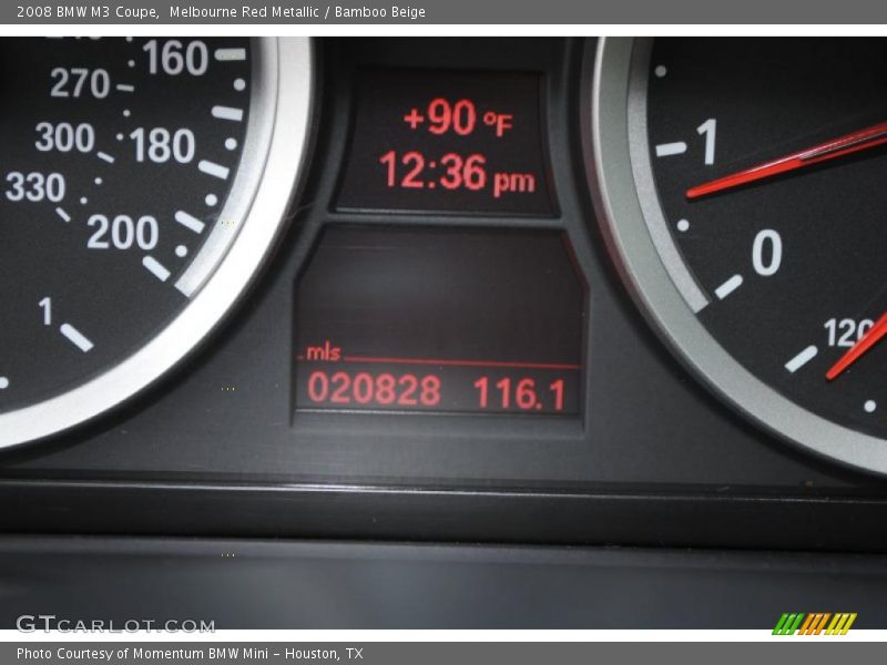 Melbourne Red Metallic / Bamboo Beige 2008 BMW M3 Coupe