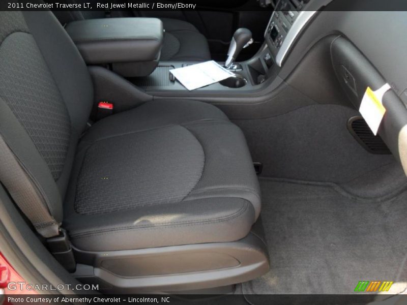 Red Jewel Metallic / Ebony/Ebony 2011 Chevrolet Traverse LT