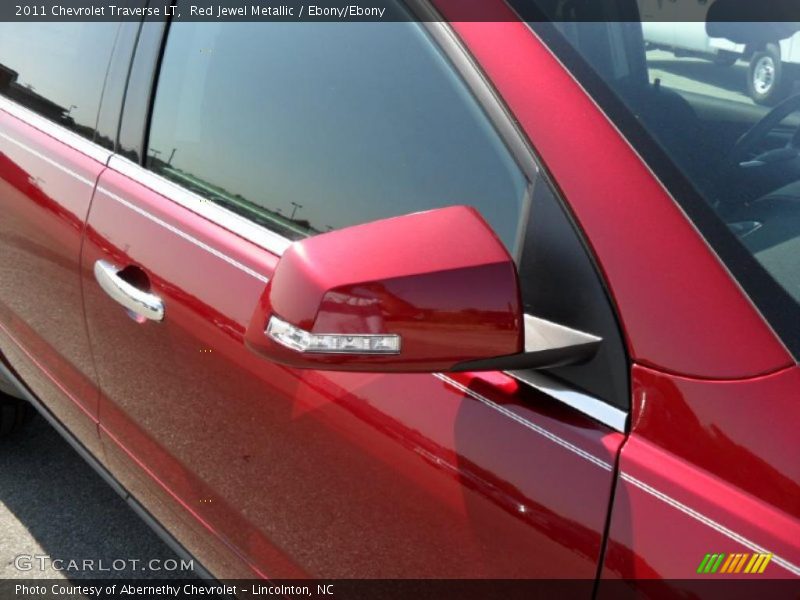 Red Jewel Metallic / Ebony/Ebony 2011 Chevrolet Traverse LT