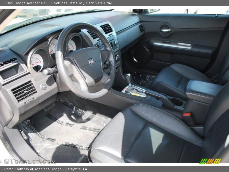 Silver Steel Metallic / Dark Slate Gray 2009 Dodge Avenger R/T