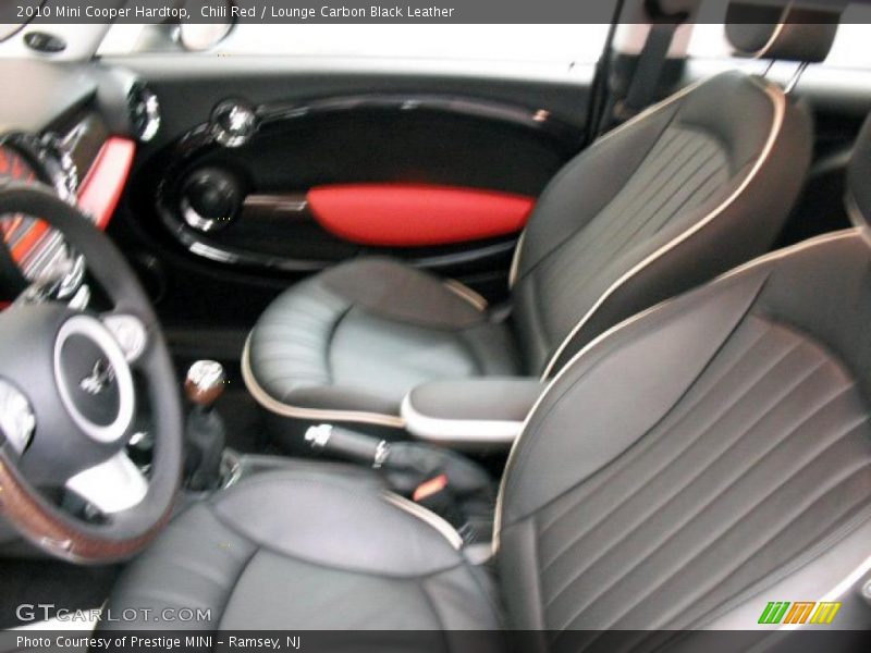 Chili Red / Lounge Carbon Black Leather 2010 Mini Cooper Hardtop