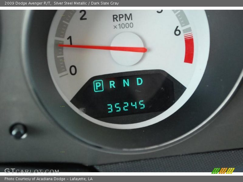 Silver Steel Metallic / Dark Slate Gray 2009 Dodge Avenger R/T