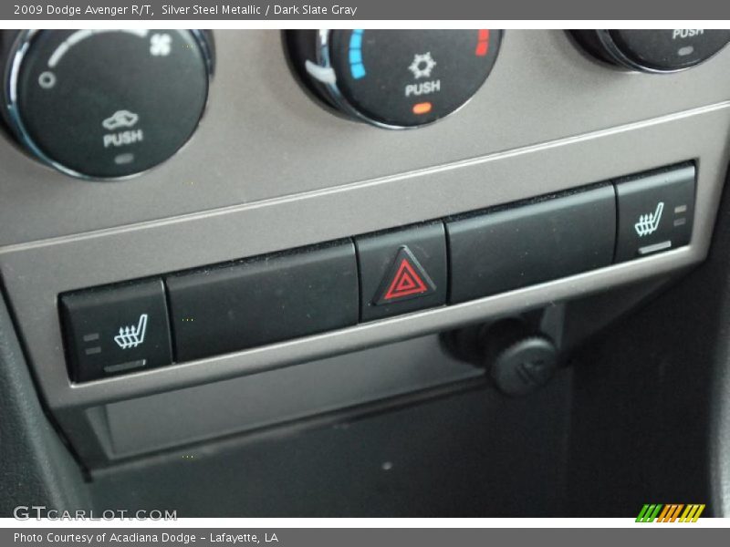 Silver Steel Metallic / Dark Slate Gray 2009 Dodge Avenger R/T