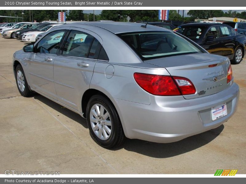 Bright Silver Metallic / Dark Slate Gray 2010 Chrysler Sebring Touring Sedan