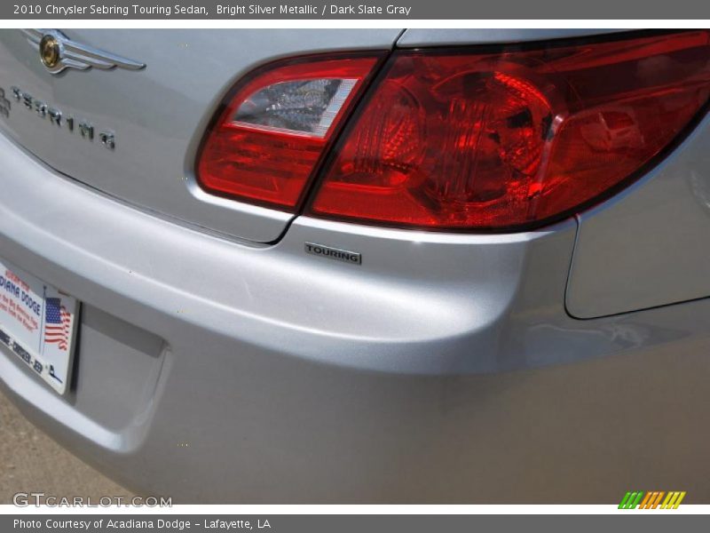 Bright Silver Metallic / Dark Slate Gray 2010 Chrysler Sebring Touring Sedan