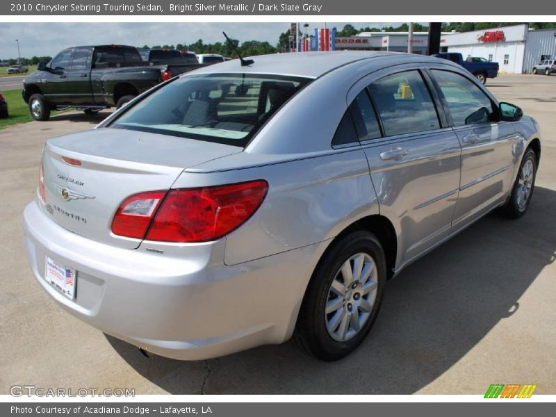 Bright Silver Metallic / Dark Slate Gray 2010 Chrysler Sebring Touring Sedan