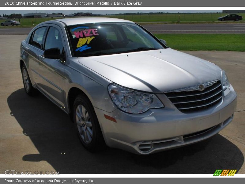 Bright Silver Metallic / Dark Slate Gray 2010 Chrysler Sebring Touring Sedan