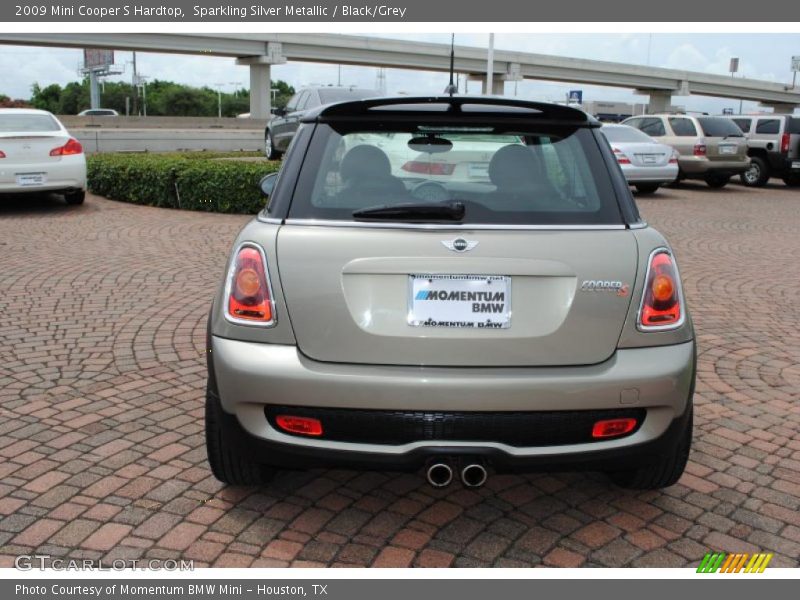 Sparkling Silver Metallic / Black/Grey 2009 Mini Cooper S Hardtop