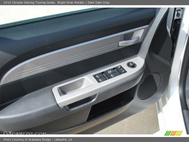 Bright Silver Metallic / Dark Slate Gray 2010 Chrysler Sebring Touring Sedan