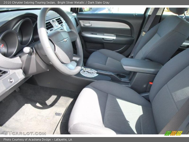 Bright Silver Metallic / Dark Slate Gray 2010 Chrysler Sebring Touring Sedan
