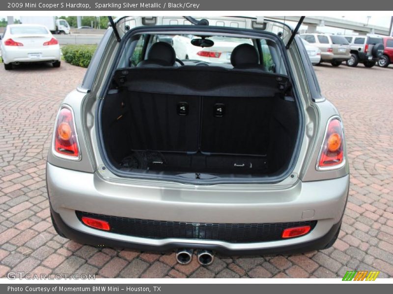 Sparkling Silver Metallic / Black/Grey 2009 Mini Cooper S Hardtop