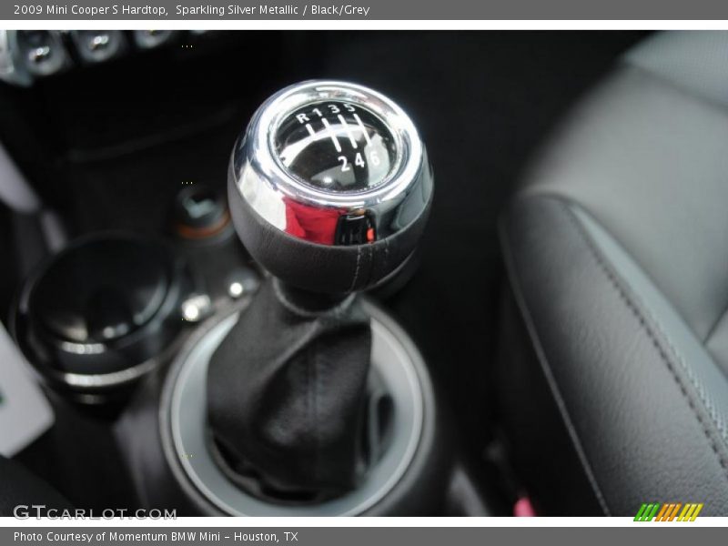 Sparkling Silver Metallic / Black/Grey 2009 Mini Cooper S Hardtop